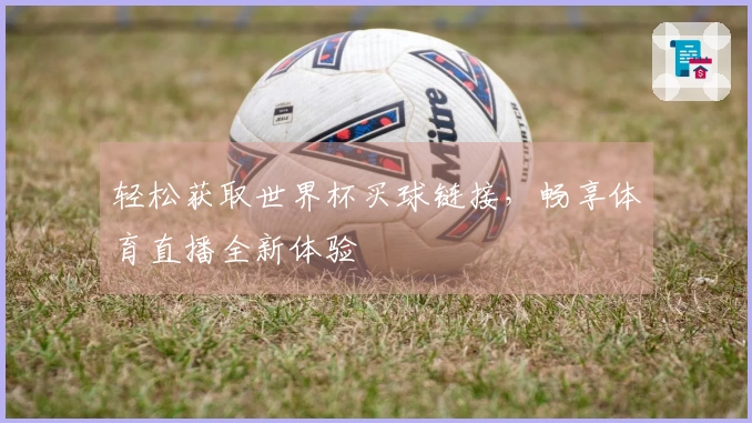 轻松获取世界杯买球链接，畅享体育直播全新体验